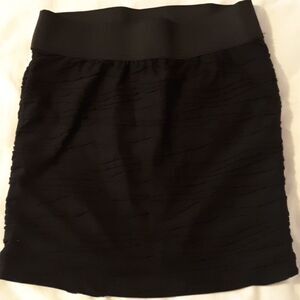 Stooshy Textured Bodycon‎ Mini Skirt Medium